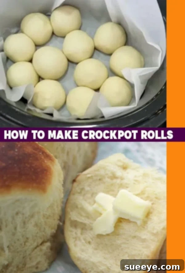 Easy Bread Recipes - Crockpot Roll Recipe -How to Make Rolls In A Crockpot - Slow Cooker Bread Recipe #bread #breadrecipes #easyrecipes Easy Bread Recipes - Crockpot Roll Recipe -How to Make Rolls In A Crockpot - Slow Cooker Bread Recipe