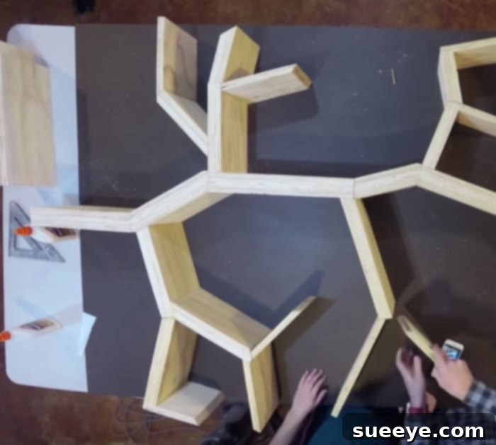 Branch Out with a DIY Tree Bookshelf 4 Tree Shelf 5