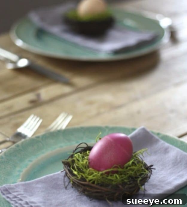 Natural Easter egg dyes prepared in mason jars, showcasing ingredients
