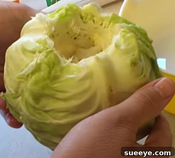 Set and Forget Stuffed Cabbage Rolls 2 Make crockpot stuffed cabbage rolls with sausage and rice