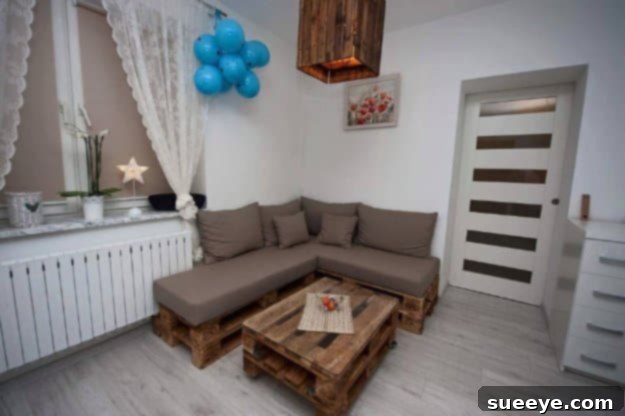 DIY Pallet Furniture Ideas - DIY Pallet Upholstered Sectional Sofa - Best Do It Yourself Projects Made With Wooden Pallets - Indoor and Outdoor, Bedroom, Living Room, Patio. Coffee Table, Couch, Dining Tables, Shelves, Racks and Benches DIY Pallet Upholstered Sectional Sofa - Custom Living Room Seating