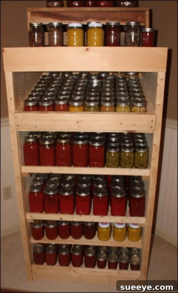 DIY Pallet Furniture Ideas - Canning Pantry Cupboard Made of Pallets - Best Do It Yourself Projects Made With Wooden Pallets - Indoor and Outdoor, Bedroom, Living Room, Patio. Coffee Table, Couch, Dining Tables, Shelves, Racks and Benches Pallet Canning Pantry Cupboard - Rustic Kitchen Storage Solution