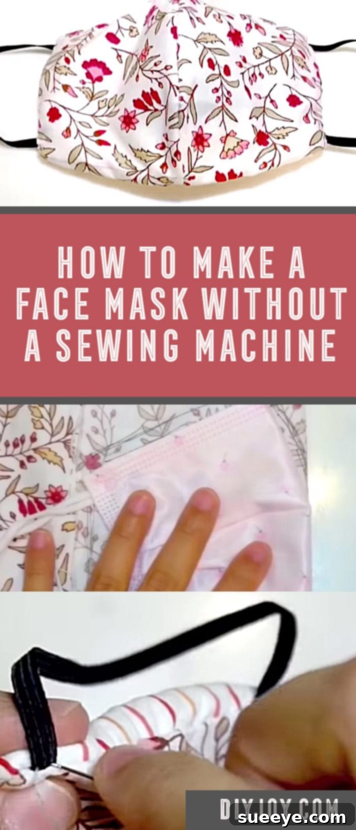 No-Sew Barrier Mask Tutorial 2 How to Make A Face Mask Without a Sewing Machine - Easy DIY Face Mask Tutorial