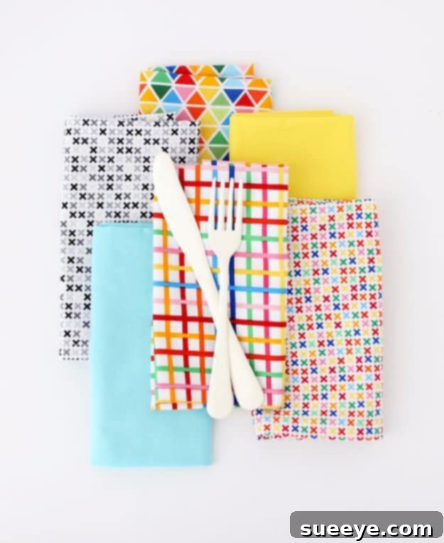 Easy Sewing Projects to Sell - DIY Dinner Napkins With Mitered Corners - DIY Sewing Ideas for Your Craft Business. Make Money with these Simple Gift Ideas, Free Patterns #sewing #crafts Easy Sewing Projects to Sell - DIY Dinner Napkins With Mitered Corners - DIY Sewing Ideas for Your Craft Business. Make Money with these Simple Gift Ideas, Free Patterns #sewing #crafts