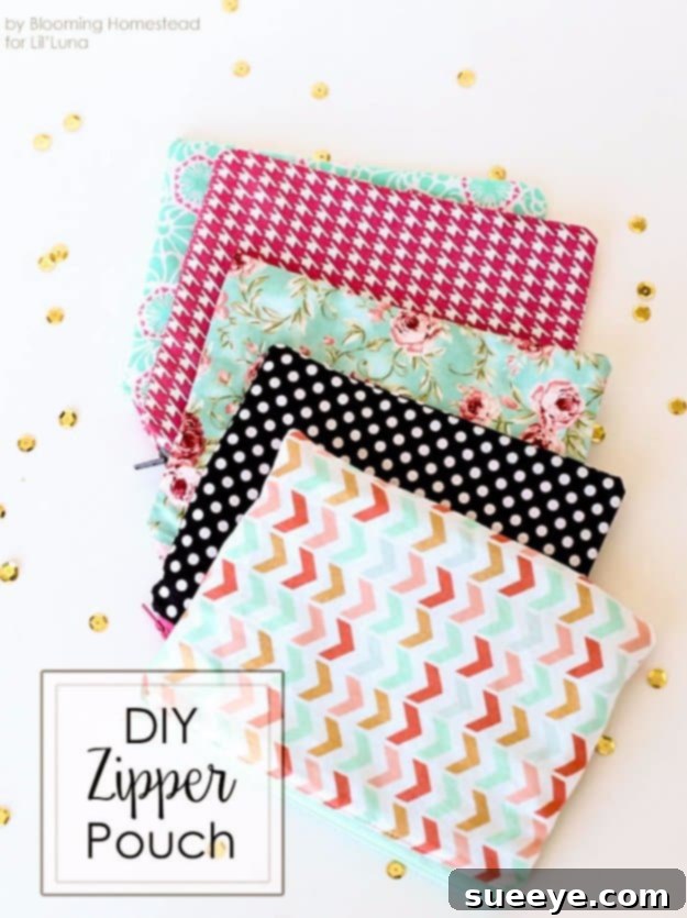 Easy Sewing Projects to Sell - DIY Zipper Pouch - DIY Sewing Ideas for Your Craft Business. Make Money with these Simple Gift Ideas, Free Patterns #sewing #crafts Sewing Projects to Make and Sell - How to Make A Zipper Pouch With Free Pattern - Things to Sew and Sell on Etsy - DIY Projects to Sell for Profit - DIY Home Decor Ideas to Sew