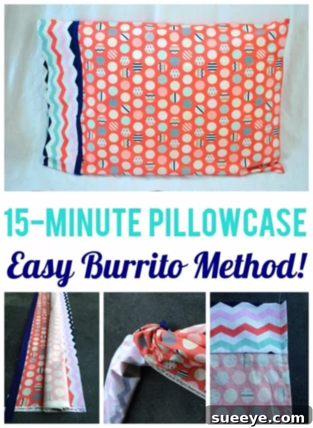 Easy Sewing Projects to Sell - 15-Minute Burrito Pillowcase - DIY Sewing Ideas for Your Craft Business. Make Money with these Simple Gift Ideas, Free Patterns #sewing #crafts Easy Sewing Projects to Sell - 15-Minute Burrito Pillowcase - DIY Sewing Ideas for Your Craft Business. Make Money with these Simple Gift Ideas, Free Patterns #sewing #crafts