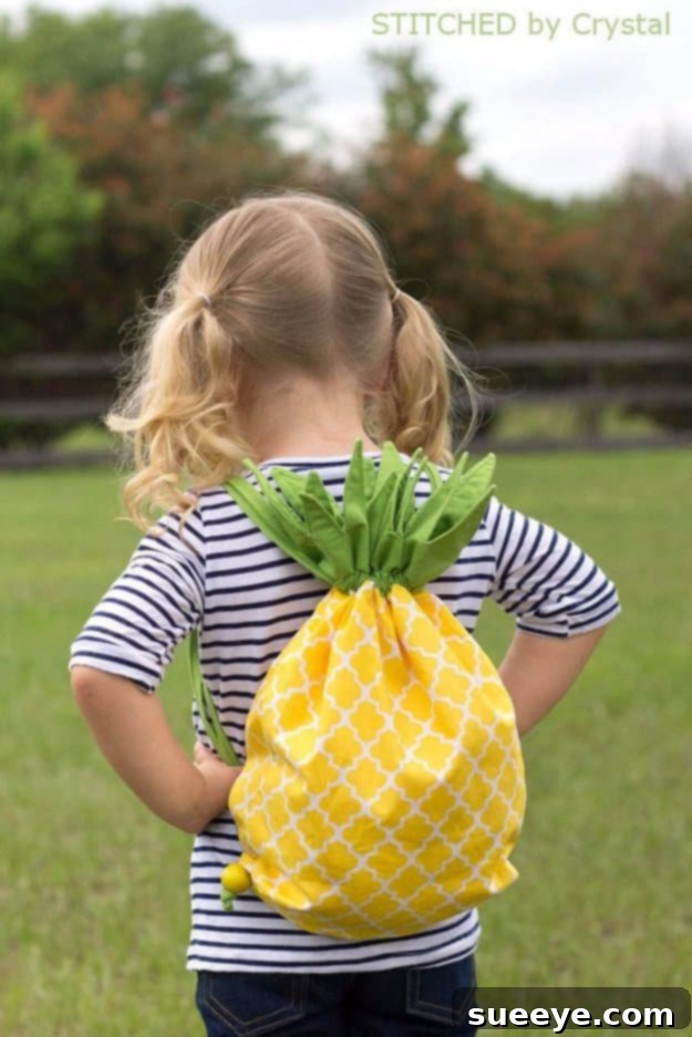 Easy Sewing Projects to Sell - Pineapple Drawstring Backpack - DIY Sewing Ideas for Your Craft Business. Make Money with these Simple Gift Ideas, Free Patterns #sewing #crafts Easy Sewing Projects to Sell - Pineapple Drawstring Backpack - DIY Sewing Ideas for Your Craft Business. Make Money with these Simple Gift Ideas, Free Patterns #sewing #crafts