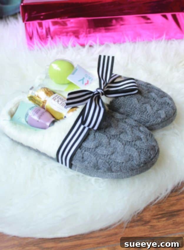 Creative DIY Mothers Day Gifts Ideas - Cozy Slippers Gift Idea - Thoughtful Homemade Gifts for Mom. Handmade Ideas from Daughter, Son, Kids, Teens or Baby - Unique, Easy, Cheap Do It Yourself Crafts To Make for Mothers Day, complete with tutorials and instructions #mothersday