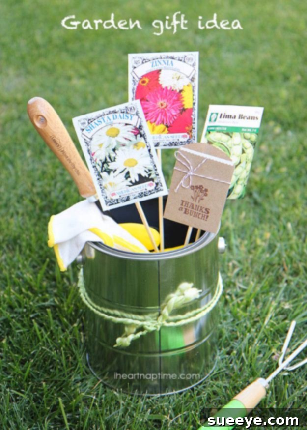 Creative DIY Mothers Day Gifts Ideas - Mother's Day Gardening Gift - Thoughtful Homemade Gifts for Mom. Handmade Ideas from Daughter, Son, Kids, Teens or Baby - Unique, Easy, Cheap Do It Yourself Crafts To Make for Mothers Day, complete with tutorials and instructions #mothersday