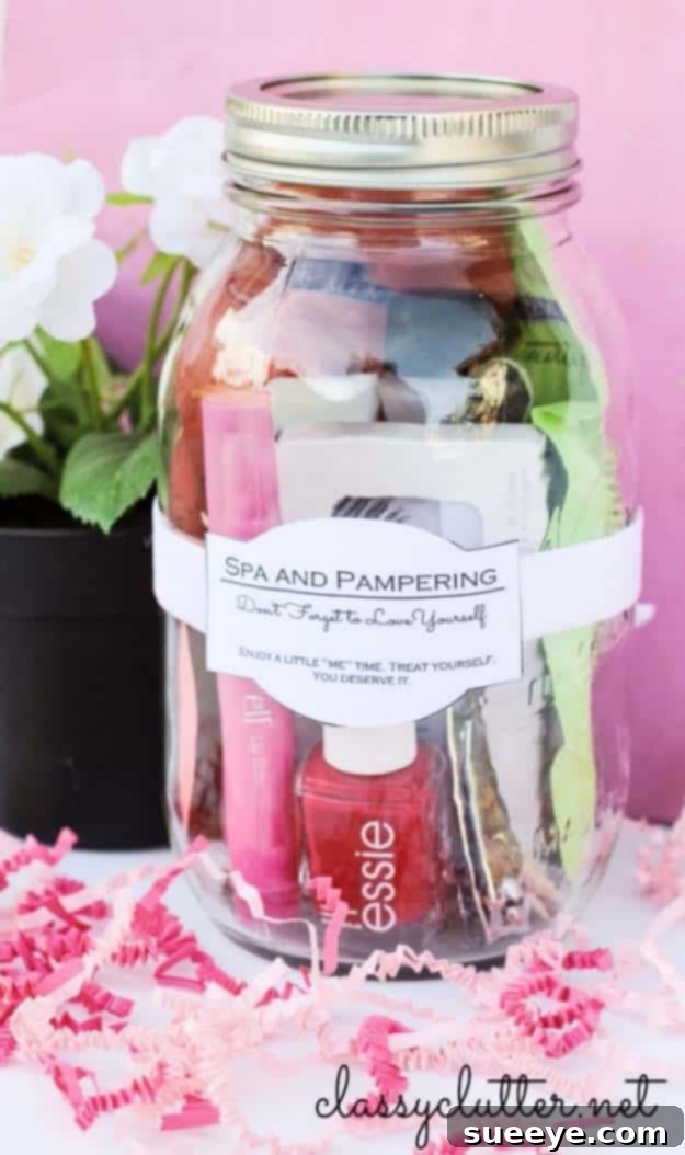 Creative DIY Mothers Day Gifts Ideas - DIY Gifts for Your Girlfriend and Cool Homemade Gift Ideas for Her | Easy Creative DIY Projects and Tutorials for Christmas, Birthday Anniversary and More | Spa And Pampering in a Jar| Cool Crafts and DIY Projects by DIY JOY - Thoughtful Homemade Gifts for Mom. Handmade Ideas from Daughter, Son, Kids, Teens or Baby - Unique, Easy, Cheap Do It Yourself Crafts To Make for Mothers Day, complete with tutorials and instructions #mothersday