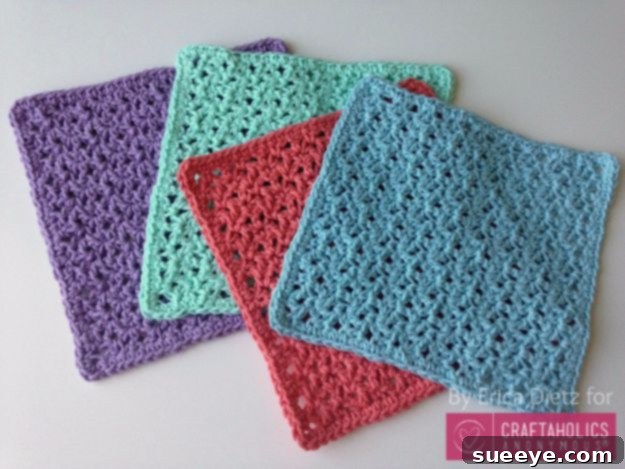 Creative DIY Mothers Day Gifts Ideas - Crochet Washcloths - Thoughtful Homemade Gifts for Mom. Handmade Ideas from Daughter, Son, Kids, Teens or Baby - Unique, Easy, Cheap Do It Yourself Crafts To Make for Mothers Day, complete with tutorials and instructions #mothersday