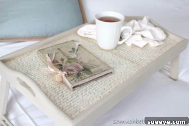Creative DIY Mothers Day Gifts Ideas - Breakfast in Bed Tray - Thoughtful Homemade Gifts for Mom. Handmade Ideas from Daughter, Son, Kids, Teens or Baby - Unique, Easy, Cheap Do It Yourself Crafts To Make for Mothers Day, complete with tutorials and instructions #mothersday