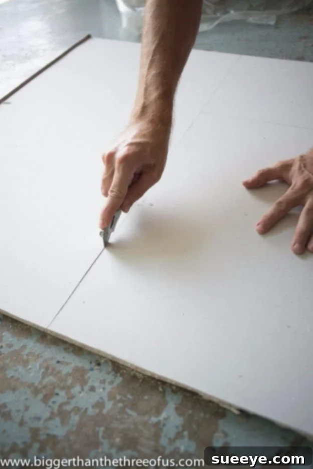 Learn to Hang Drywall for Home Renovation DIY Drywall Installation Guide
