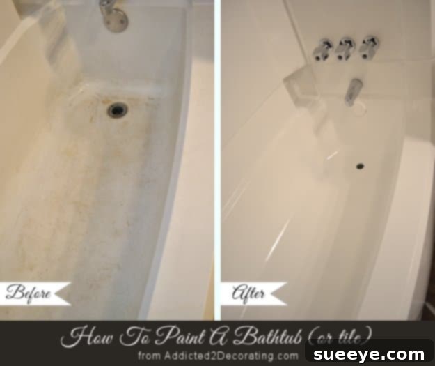 DIY Tub Painting Project for a Fresh Bathroom Look Budget Bathtub Refinishing with Paint