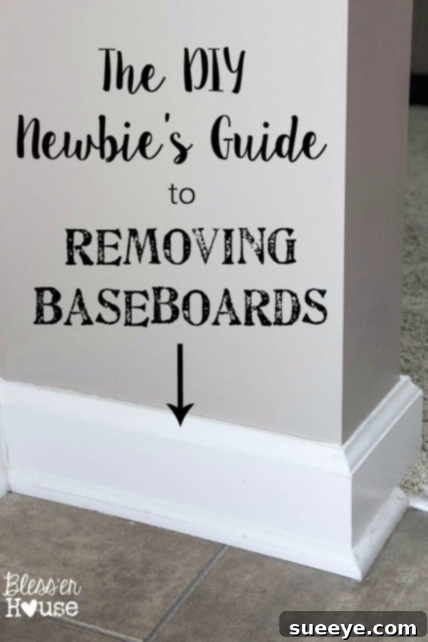 Safe Baseboard Detachment DIY for Renovations Beginner's Guide to Baseboard Removal