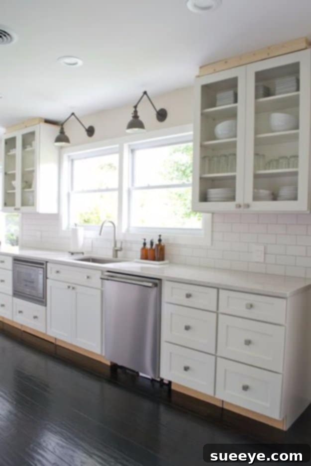 Kitchen Cabinet Upgrade with Glass Panels DIY Glass Cabinet Door Inserts