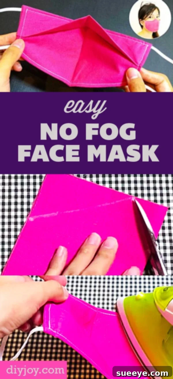 Say Goodbye to Fog: DIY Clear Face Mask 4 How to Make A Face Mask That Does Not Fog - DIY Face Mask - Easy Face Masks With Step by Step Sewing Tutorial
