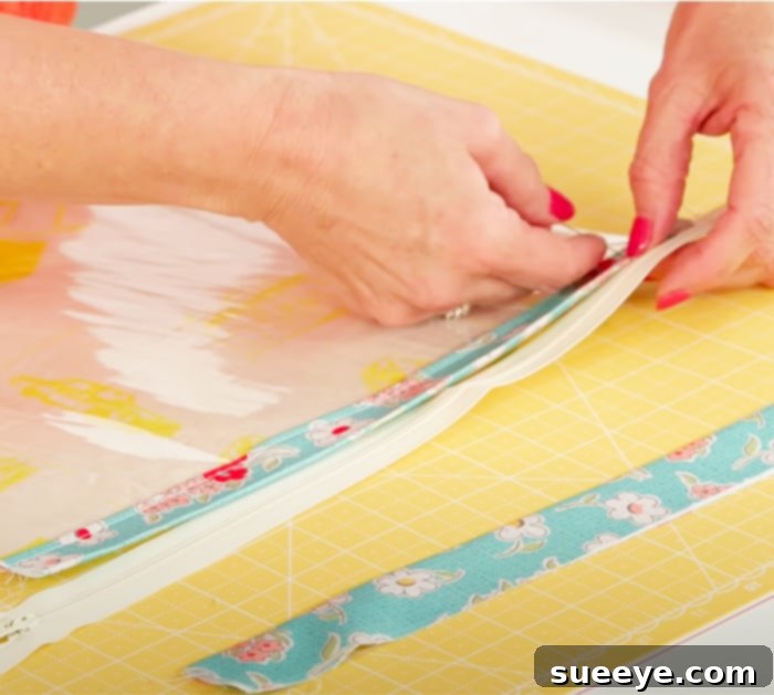 See-Through Statement Tote 2 DIY Clearview Tote - Useful Organizers, perfect for sewing supplies or makeup storage