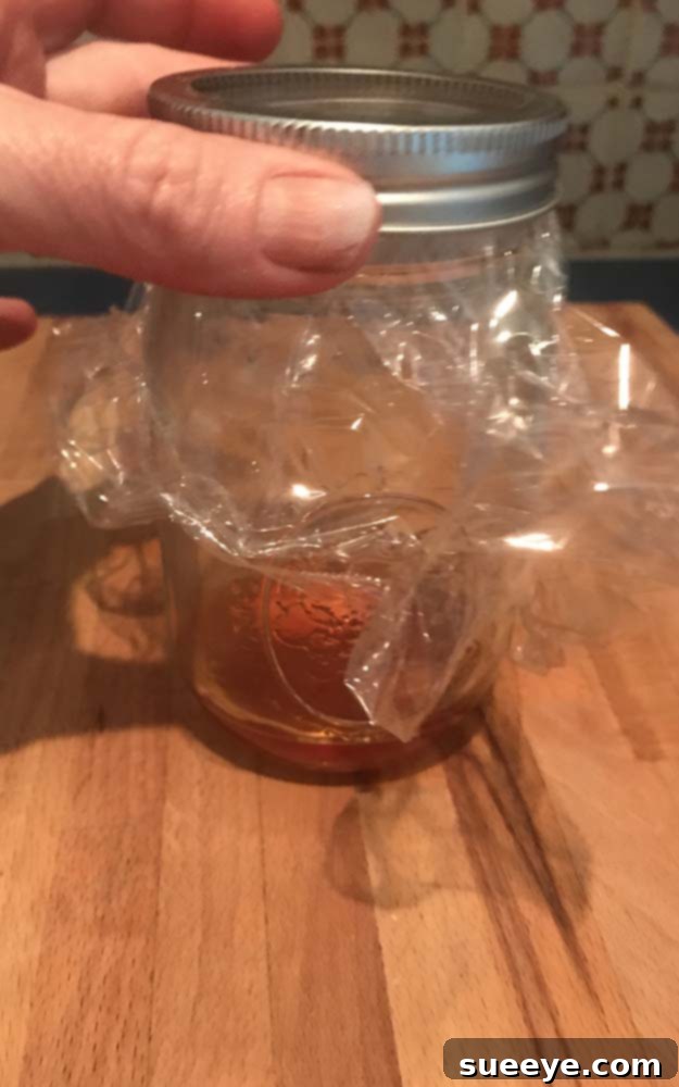 Banish Fruit Flies For Good 3 Fill a mason jar or small bowl with apple cider vinegar, the irresistible bait for an effective DIY fruit fly trap.