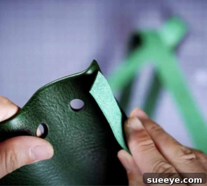 Artisan Leather Drawstring Bucket Bag 3 How To Make Drawstring Bucket Bag - Intermediate DIY Sewing