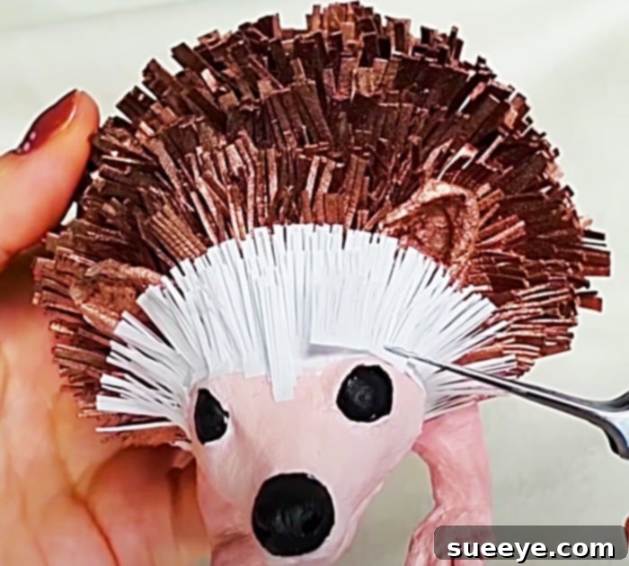 Hedgehog Animal Design - Design Paper Animals - Cutest Easy DIY Hedgehog