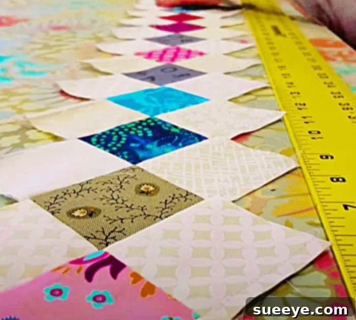 Donna Jordan's Jelly Roll Scrap Buster Table Runner 2 Jelly Roll Scrap Table Runner - Jelly Roll Ideas - Easy Quilting Projects