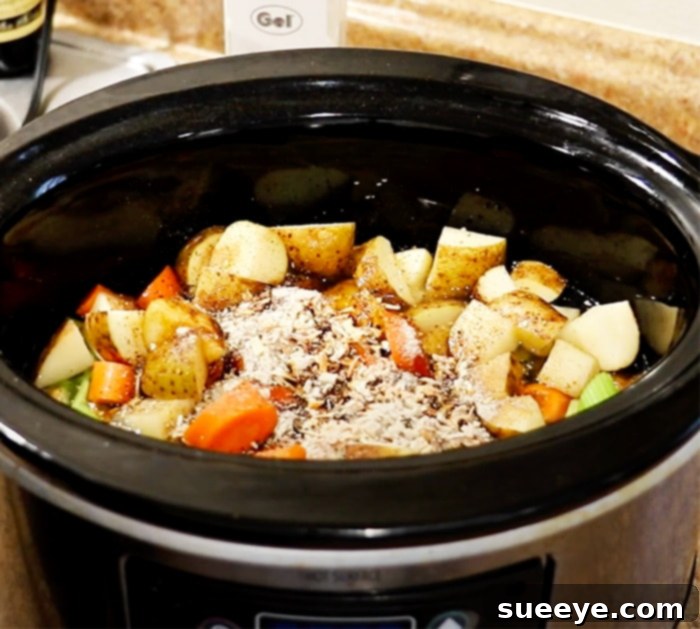 Melt In Your Mouth Slow Cooker Beef Stew 2 Use Onion Soup Mix To Flavor Beef Stew - Beef Recipes - Simple Recipes