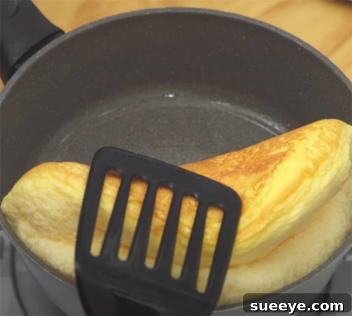 Cloud-Like Souffle Omelette 3 How To Make Souffle Omelette - ASMR Foods - Tik Tok Foods