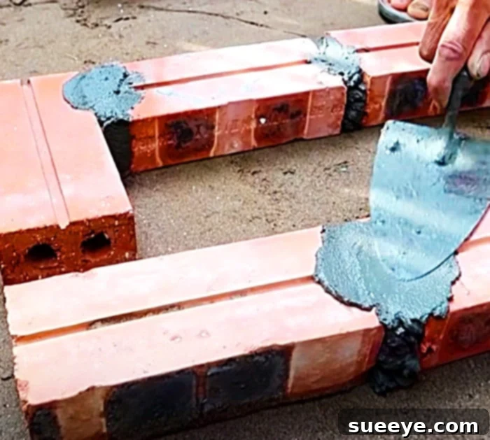 Build Your Own Brick Rocket Stove 2 DIY Brick Rocket Stove - Initial Brick Laying Steps for Outdoor Emergency Stove