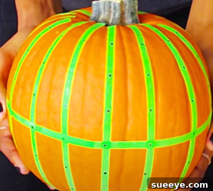 Power Drill Pumpkin Lantern Craft 2 How To make A Power Drilled Pumpkin - How To make A Polka Dot Jack O Lantern - Easy Halloween Ideas