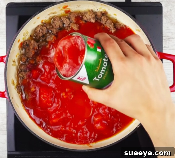 No-Bake Skillet Lasagna 2 Easy One-Pot Lasagna Recipe with Canned Tomatoes - Simple Dinner Ideas