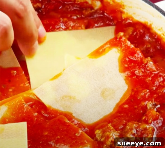 No-Bake Skillet Lasagna 3 How to Make One-Pot Lasagna - Quick Italian Pasta Dinner