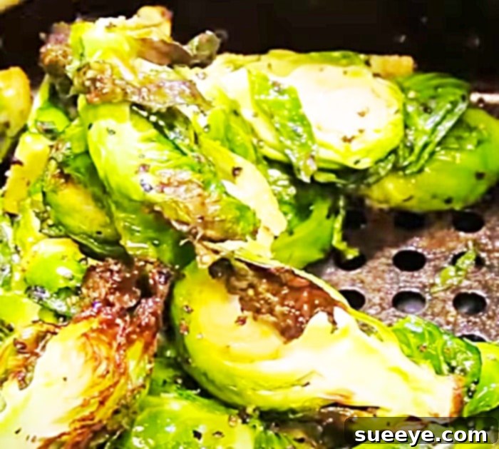 Air Fryer Brussels Sprouts Recipe - Side Dish Ideas - Vegetarian Meals