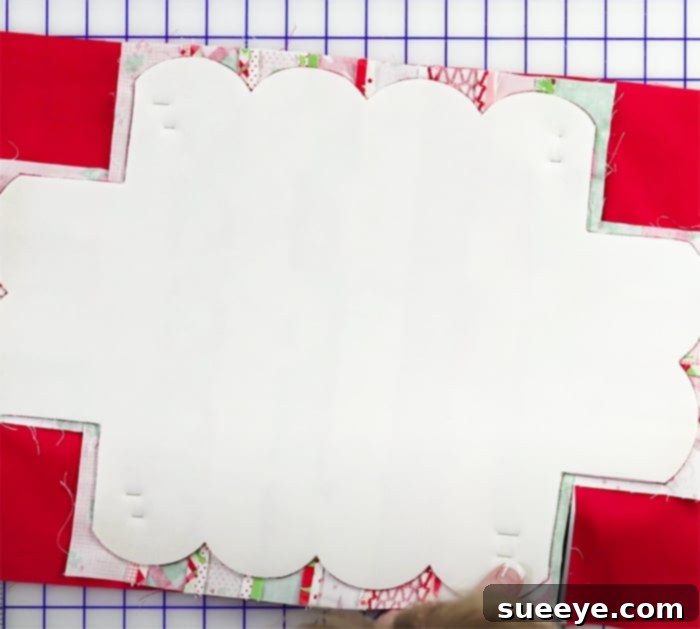 Crafting Your Scalloped Basket 3 Use Shabby Fabrics Supplies To Make Scalloped Basket - DIY Scalloped Basket
