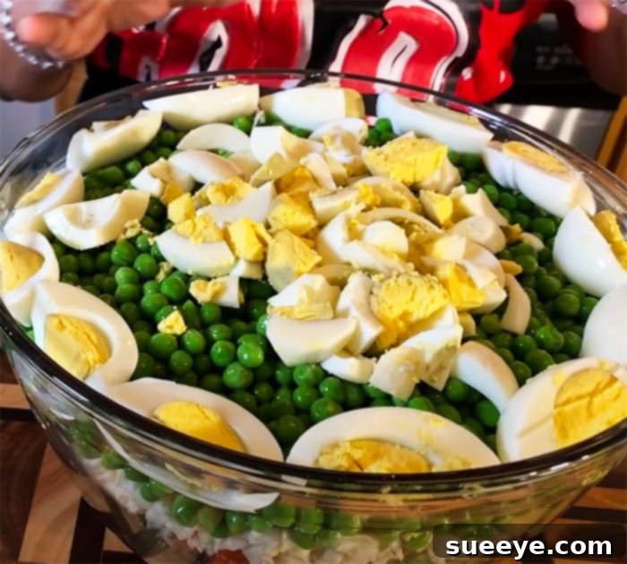 Vibrant Stacked Salad Sensation 3 Healthy Salad Recipes - Vegetable Layers - Gina Young Salad Recipes - Best Potluck Salads