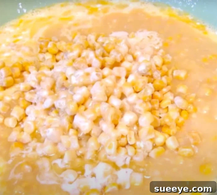 Homestyle Creamy Corn Bake 3 How To Make Corn Pudding - Old Fashioned Recipes - Thanksgiving Side Dishes