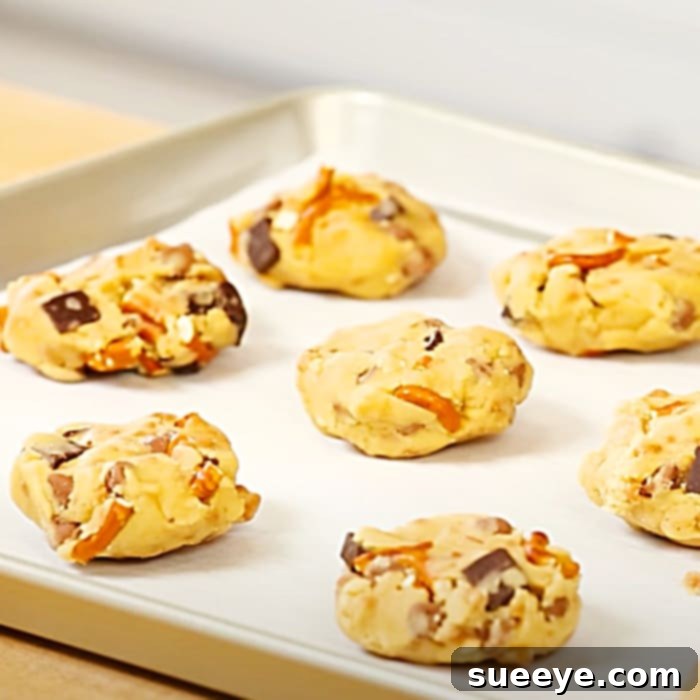 The Best Pretzel Toffee Chocolate Chip Cookies Recipe 2 Christmas Baking Ideas - Handmade Christmas Gifts - Holiday Food Recipes