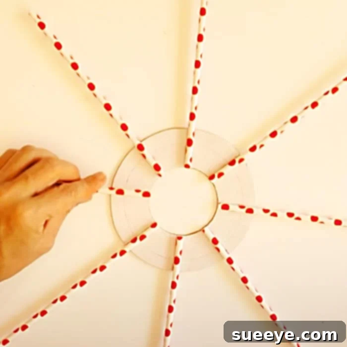 Weaving a Natural Christmas Wreath 3 How To Make A Christmas Wreath - DIY Straw Project Ideas - Holiday Decor Ideas