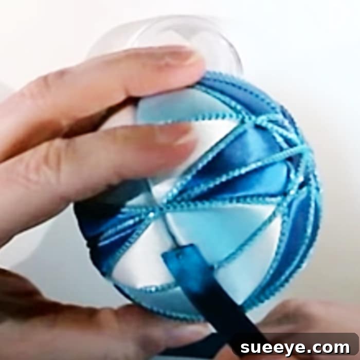 Celestial Blue Star Craft 3 DIY Satin Christmas Ornament - DIY Holiday Decor Ideas - Dollar Tree DIY Christmas Ornament
