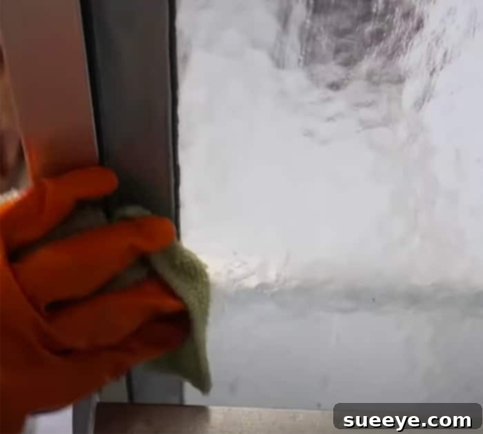 Sparkling Shower Doors: Erase Scum and Hard Water Stains 3 Remove Soap Scum - DIY Grout Cleaner - DIY Cleaning Product - Shower Cleaning Hack
