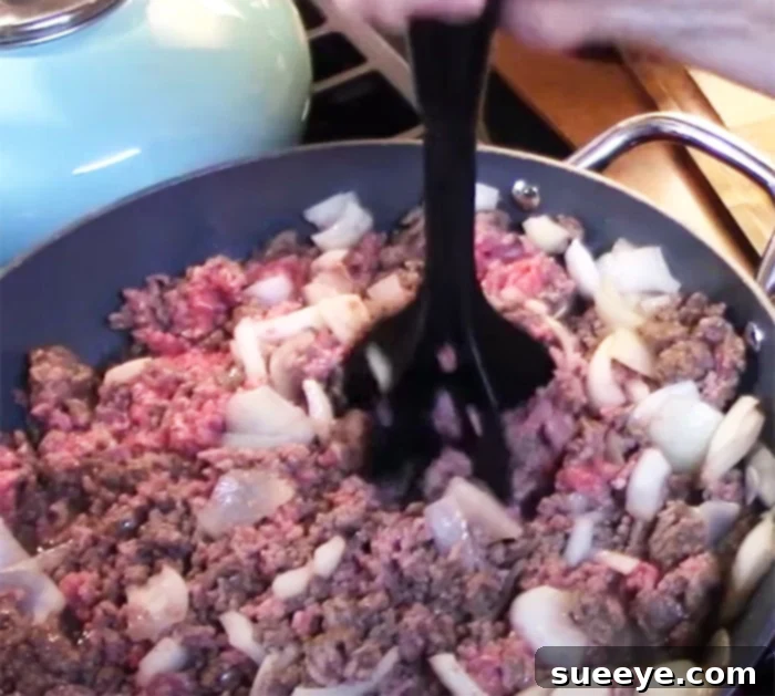 Creamy Slow Cooker Lil Smokies Casserole 2 How To Make Lil Smokies Casserole - Casserole Recipes - Ground Beef Recipes