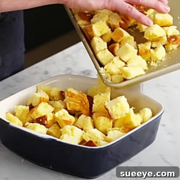 Simple Bread Pudding Bliss 2 Easy Bread Pudding with Crispy Brioche and Custard