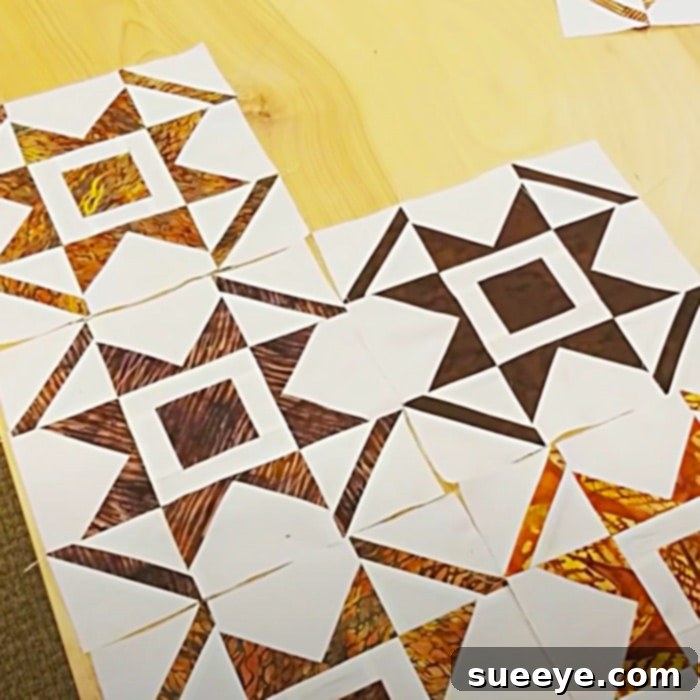 Free New Year Star Quilt Pattern 3 How To Sew A Quilt - Star Quilt Pattern - Free Donna Jordan Quilt Pattern Step-by-Step