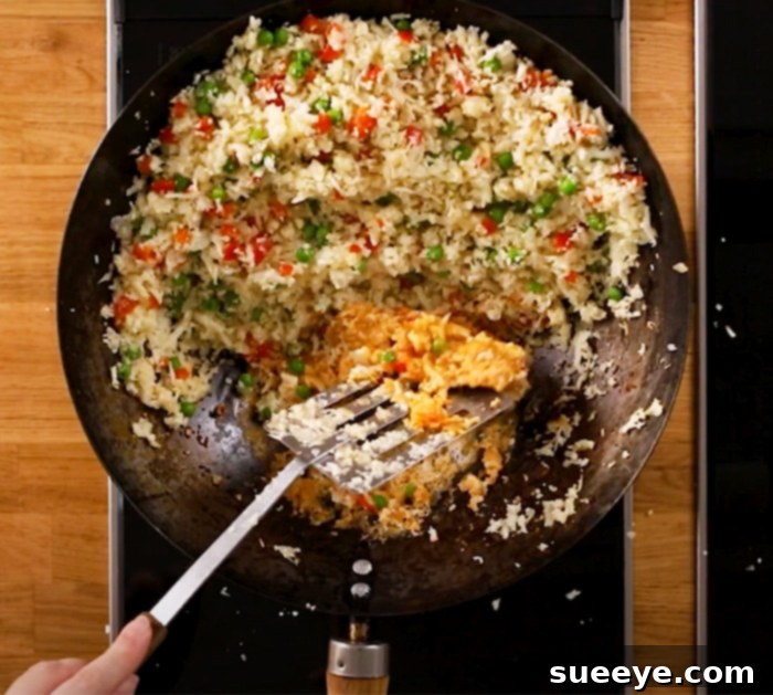 Savory Cauliflower Fried Rice 3 Cauliflower Fried Rice. Excellent Low Carb fried Rice - cooking show - asian cuisine recipes
