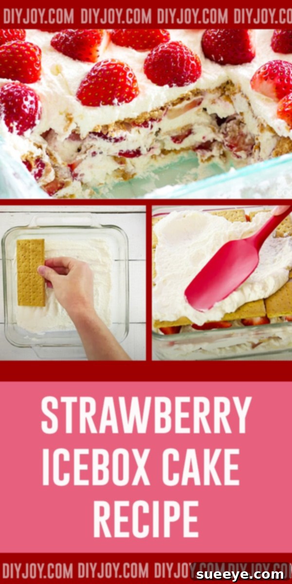 No-Bake Strawberry Icebox Cake 4 Strawberry Icebox Cake Recipes - Vintage Cake Recipes - Easy Strawberry Dessert Recipe for Icebox Cakes