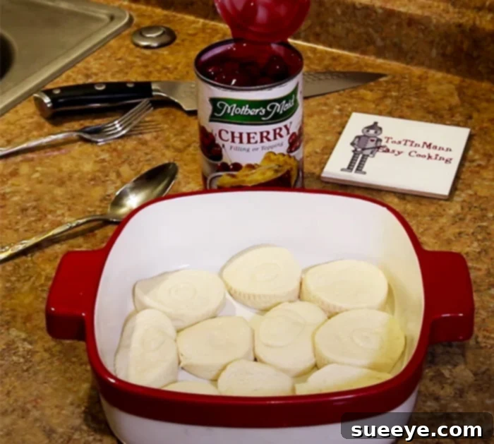 Two Ingredient Cherry Biscuit Dream 2 How to make Cherry Biscuit Bake - 2 Ingredient Recipes - Easy Dessert Recipes