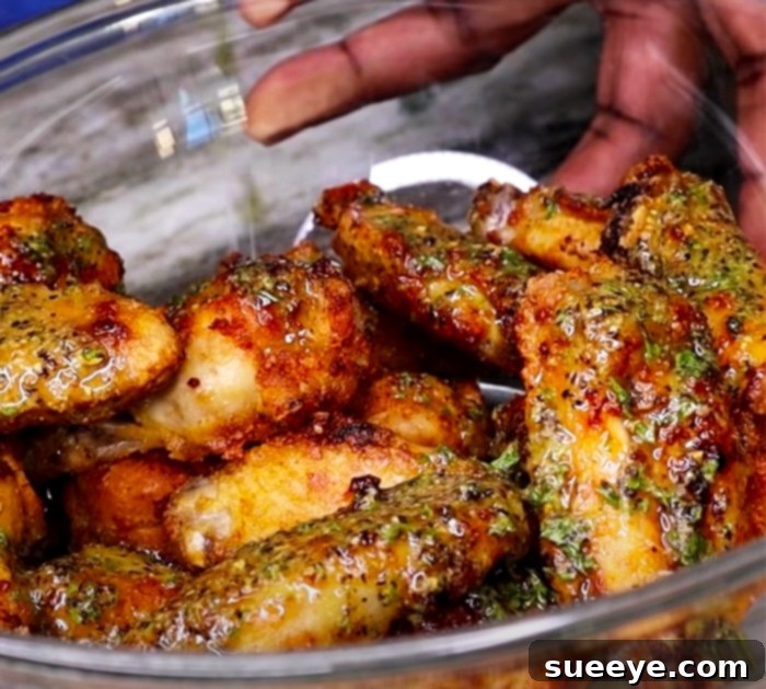 Crispy Air Fryer Lemon Pepper Wings 3 Air Fried Lemon Pepper Wings Recipe with Zesty Butter Sauce