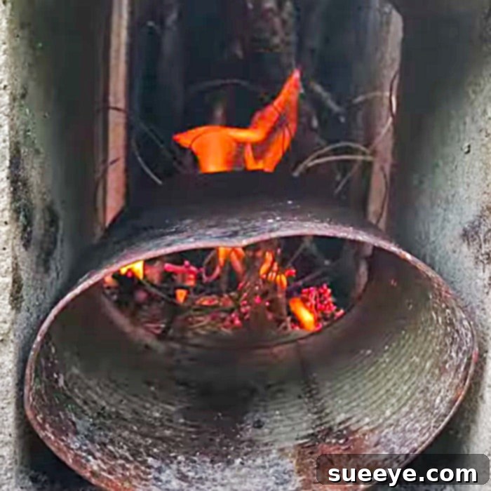 Easy Outdoor Stove - How To Make A Rocket Stove - Disaster Preparation - Preppers Stove 