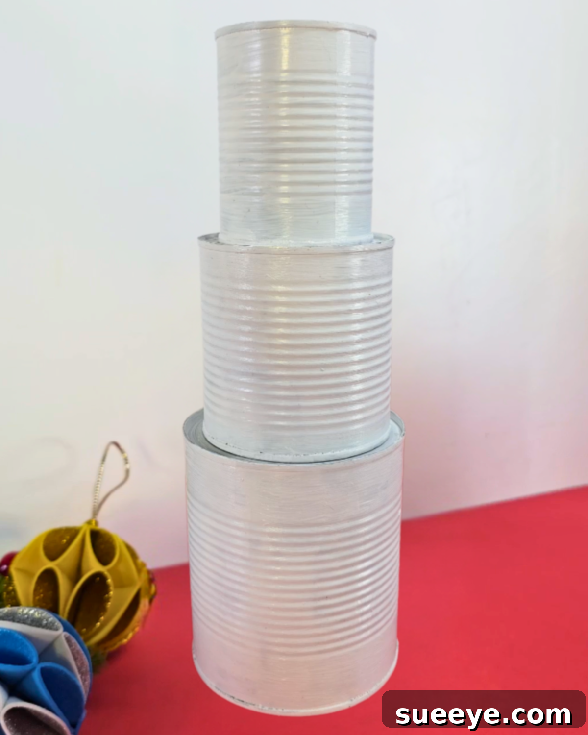 DIY Tin Can Snowman