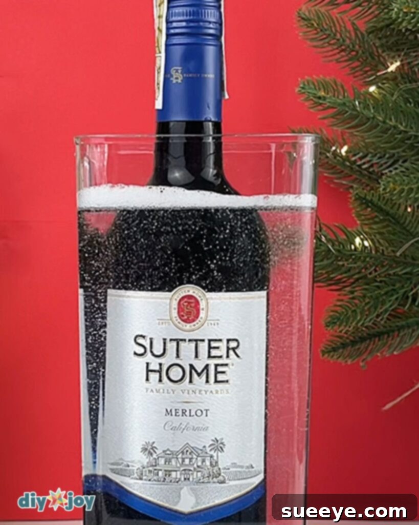 How to Remove Wine Label